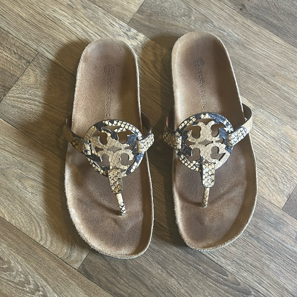 Tory Burch Miller Cloud Sandals Size 10